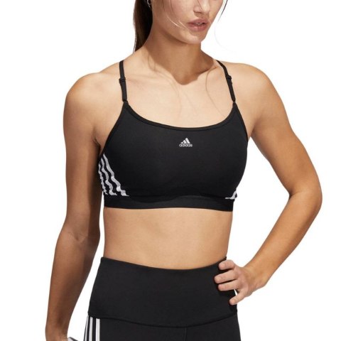 Stanik sportowy adidas Aeroreact Training Light-Support 3-Stripes Bra W HC7862 LAC Stanik sportowy adidas Aeroreact Training Light-Support 3-Stripes Bra W HC7862 LAC