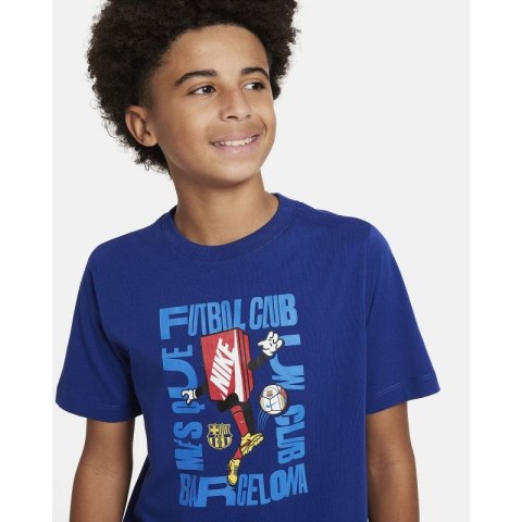 Koszulka Nike FC Barcelona SS Bxy Chrctr Tee Jr FQ6576-455 M Koszulka Nike FC Barcelona SS Bxy Chrctr Tee Jr FQ6576-455 M