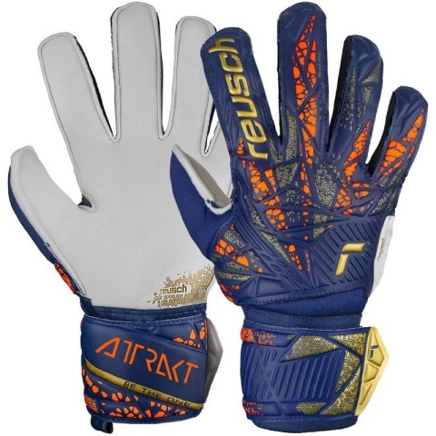 Rękawice bramkarskie Reusch Attrakt Grip Jr 5472815 4410 6,5 Rękawice bramkarskie Reusch Attrakt Grip Jr 5472815 4410 6,5
