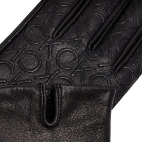 Rękawiczki Calvin Klein Re-lock Debossed Leather Gloves W K60K609975 S/M Rękawiczki Calvin Klein Re-lock Debossed Leather Gloves W K60K609975 S/M