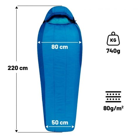 Śpiwór 4F 4FWSS24ASLBU007-20S uniw Śpiwór 4F 4FWSS24ASLBU007-20S uniw