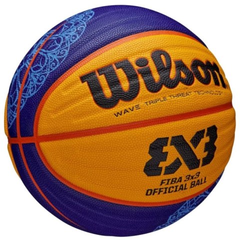 Piłka do koszykówki Wilson FIBA 3X3 Paris 2024 Replica Ball WZ3015001XB 6 Piłka do koszykówki Wilson FIBA 3X3 Paris 2024 Replica Ball WZ3015001XB 6