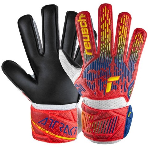 Rękawice Reusch Attrakt Solid Junior 54/72/016/8903 5 Rękawice Reusch Attrakt Solid Junior 54/72/016/8903 5