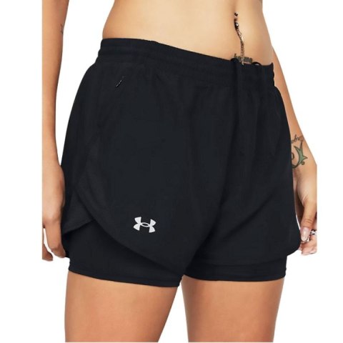 Spodenki Under Armour Fly By 2in1 Short W 1382440-001 s Spodenki Under Armour Fly By 2in1 Short W 1382440-001 s