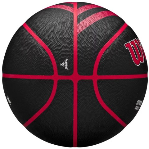 Piłka do koszykówki Wilson NBA Team City Collector Chicago Bulls WZ4024105XB 7 Piłka do koszykówki Wilson NBA Team City Collector Chicago Bulls WZ4024105XB 7