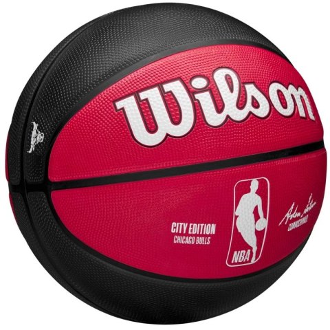 Piłka do koszykówki Wilson NBA Team City Edition Chicago Bulls WZ4024205XB 7 Piłka do koszykówki Wilson NBA Team City Edition Chicago Bulls WZ4024205XB 7