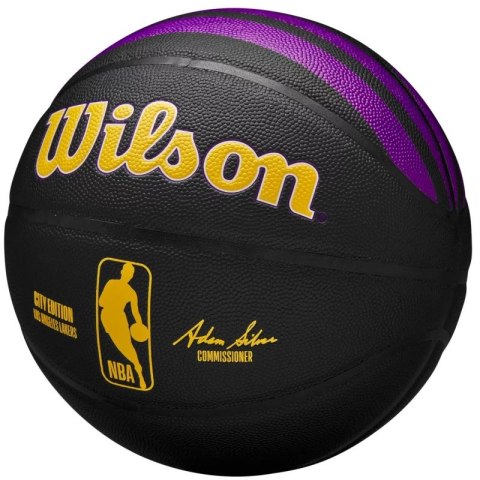 Piłka do koszykówki Wilson Wilson NBA Team City Collector Los Angeles Lakers WZ4024114XB 7
