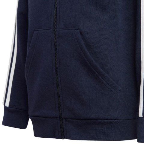 Bluza adidas Essentials 3-Stripes Fleece Full-Zip Hoodie Jr IC0600 128cm Bluza adidas Essentials 3-Stripes Fleece Full-Zip Hoodie Jr IC0600 128cm