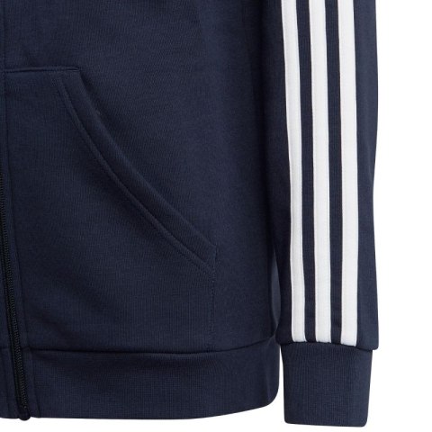 Bluza adidas Essentials 3-Stripes Fleece Full-Zip Hoodie Jr IC0600 128cm Bluza adidas Essentials 3-Stripes Fleece Full-Zip Hoodie Jr IC0600 128cm