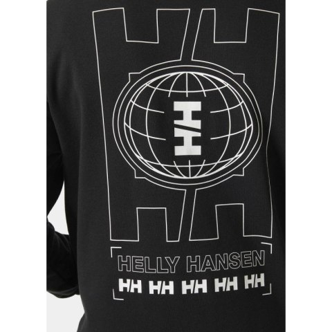 Bluza Helly Hansen z kapturem Core Graphic Sweat Hoodie M 53924 993 L