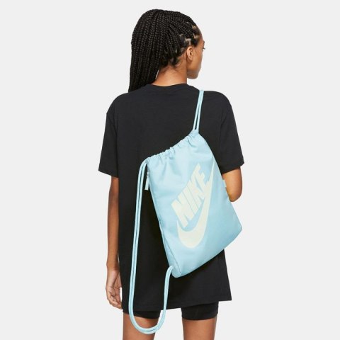 Worek, plecak Nike Heritage Drawstring Bag DC4245-476 niebieski Worek, plecak Nike Heritage Drawstring Bag DC4245-476 niebieski