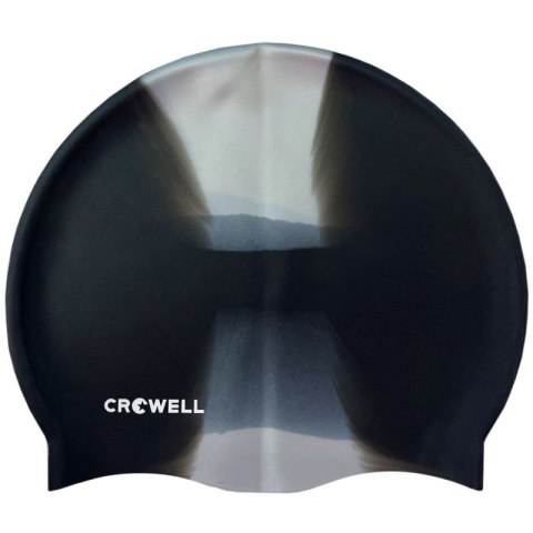 Czepek pływacki silikonowy Crowell Multi Flame czarno-szary kol.16 N/A Czepek pływacki silikonowy Crowell Multi Flame czarno-szary kol.16 N/A