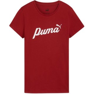 Koszulka damska Puma ESS+Script czerwona 679315 13 L