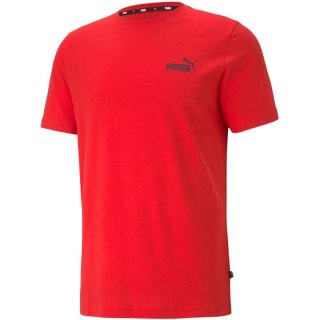 Koszulka męska Puma ESS Small Logo Tee czerwona 586668 11 XL