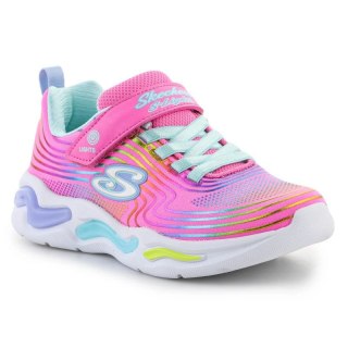 Buty Skechers S-Lights Wavy Beams Jr 302338L-PKMT EU 27,5