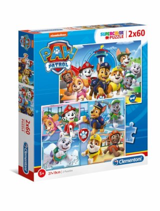 Clementoni Puzzle 2x60el PAW PATROL Psi Patrol 21617