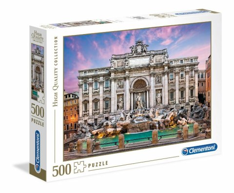 Clementoni Puzzle 500el HQC Fontanna di Trevi 35047