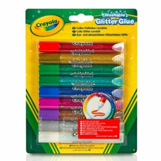 Klej brokatowy 9 kolorów 3527 Crayola