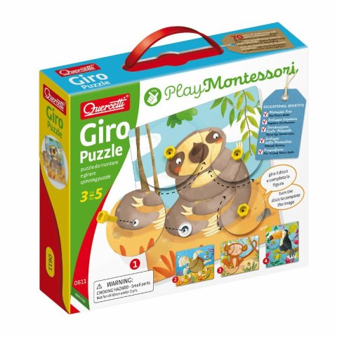 Montessori Puzzle zwierzęce Giro 0611