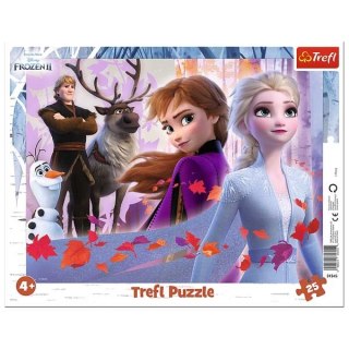 Puzzle 25el ramkowe Przygoda w Krainie Lodu. Frozen 2 31345 Trefl p16