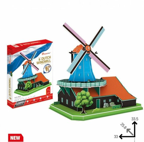 Puzzle 3D duży zestaw Wiatrak Holenderski MC219H DANTE