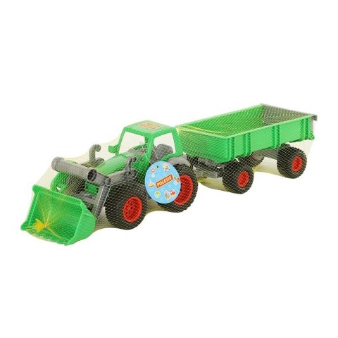 Wader-Polesie 8817 Farmer technic traktor+ładowarka z przyczepą w siatce