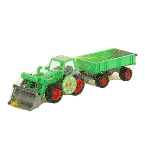 Wader-Polesie 8817 Farmer technic traktor+ładowarka z przyczepą w siatce