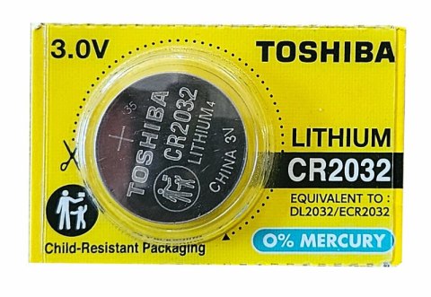 Bateria TOSHIBA CR2032 3V p5/blister cena za 1szt