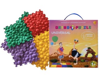 PROMO Polesie 62210 Mata do masażu ortopedyczna modułowa ORTHO PUZZLE Kamyczki morskie