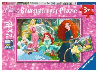 PROMO Puzzle 2x12el W świecie księżniczek 076208 RAVENSBURGER p12