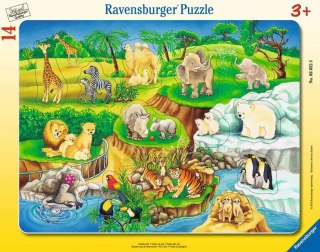 PROMO Puzzle ramkowe 14el ZOO 060528 p40