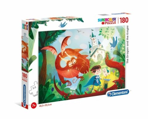 Clementoni Puzzle 180el The Dragon and the Knight 29209