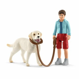 Schleich 42478 Spacer z Labrador Retriver