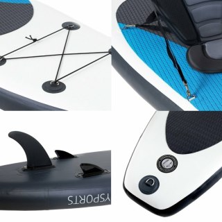 PROMO Deska SUP Stand Up Paddle 300cm niebiesko - szara PDB-40001 JoySports