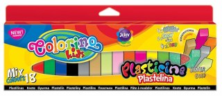 Plastelina 18 kol. kwadratowa MIX Colorino Kids new