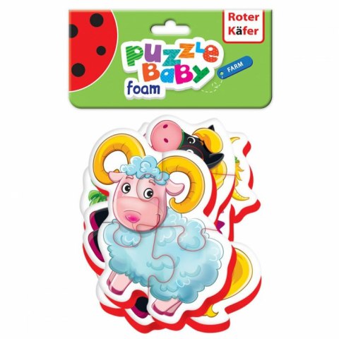 Baby puzzle piankowe Farma RK6010-03