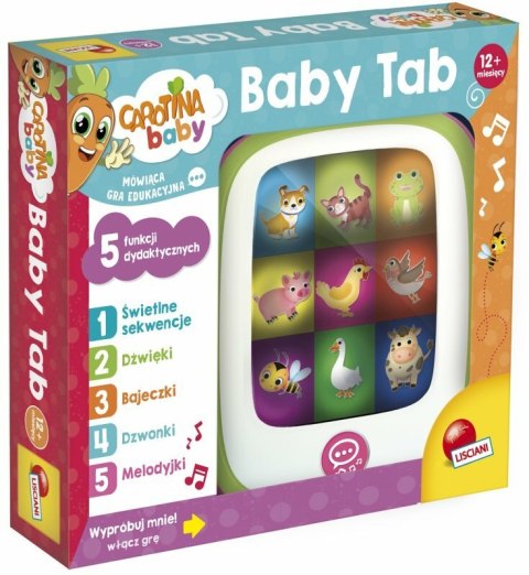 Carotina baby tablet z 5 funkcjami dydaktycznymi 55784 LISCIANI