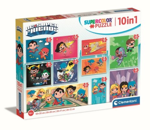 Clementoni Puzzle 10w1 DC Comics Bohaterowie komiksów 20272 p.6