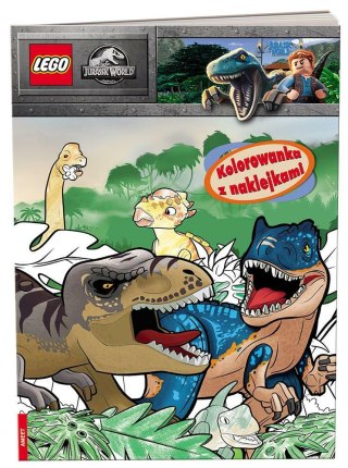 Kolorowanka z naklejkami LEGO JURASSIC WORLD NA-6202