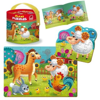 PROMO Maxi Puzzle 2w1 Farma RK1080-01