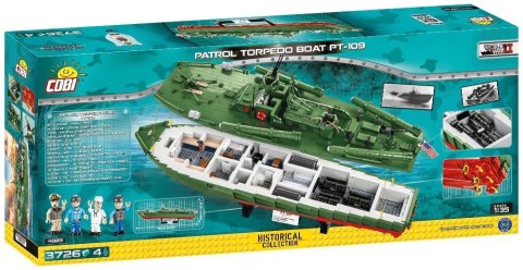 PROMO COBI 4825 Historical Collection WWII Patrol Torpedo Boat PT-109 3726 klocków p1