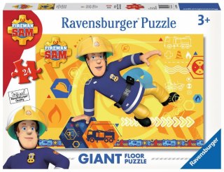 PROMO Puzzle podłogowe 24el Strażak Sam 054466 RAVENSBURGER