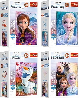 Puzzle 20el miniMaxi Przyjaźń w Krainie Lodu Disney Frozen 2 21080,21081,21082,21083 56022 Trefl Cena za 1szt p144