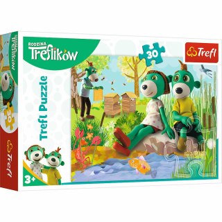 Puzzle 30el Trefliki. Trefliki nad stawem 18265 Trefl p20