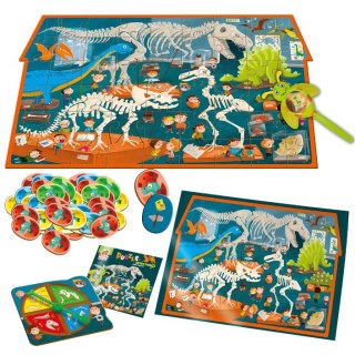 Puzzle detektyw Dino muzeum RK1080-05