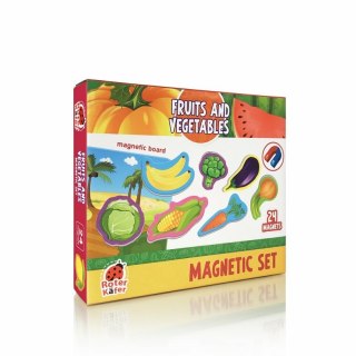 PROMO Puzzle magnetyczne Warzywa i owoce z tablicą RK2090-06 magnesy