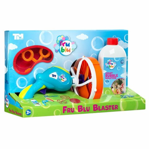 Bańki Fru Blu - miotacz baniek zestaw +0,5l płynu w pudełku, bańki mydlane TM TOYS p6