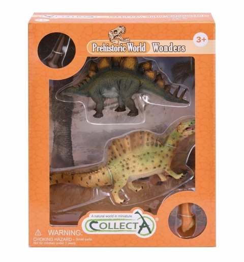 Dinozaury Spinozaur i Stegozaur 89876 COLLECTA