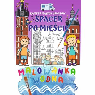 PROMO Kamper małych urwisów. Malowanki wodne. Spacer po mieście 09789 Trefl