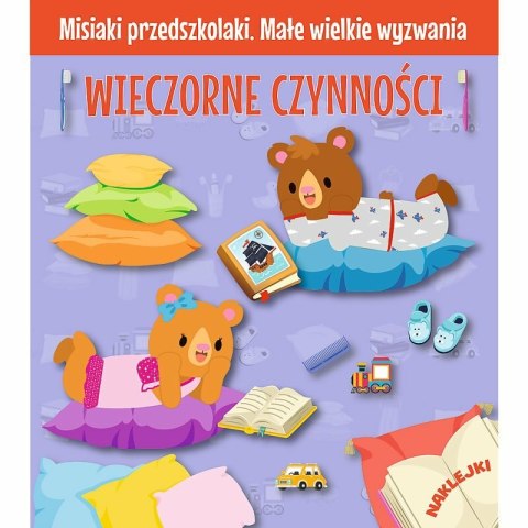 PROMO Książka Misiaki przedszkolaki. Małe wielkie wyzwania. Wieczorne czynności 09109 Trefl